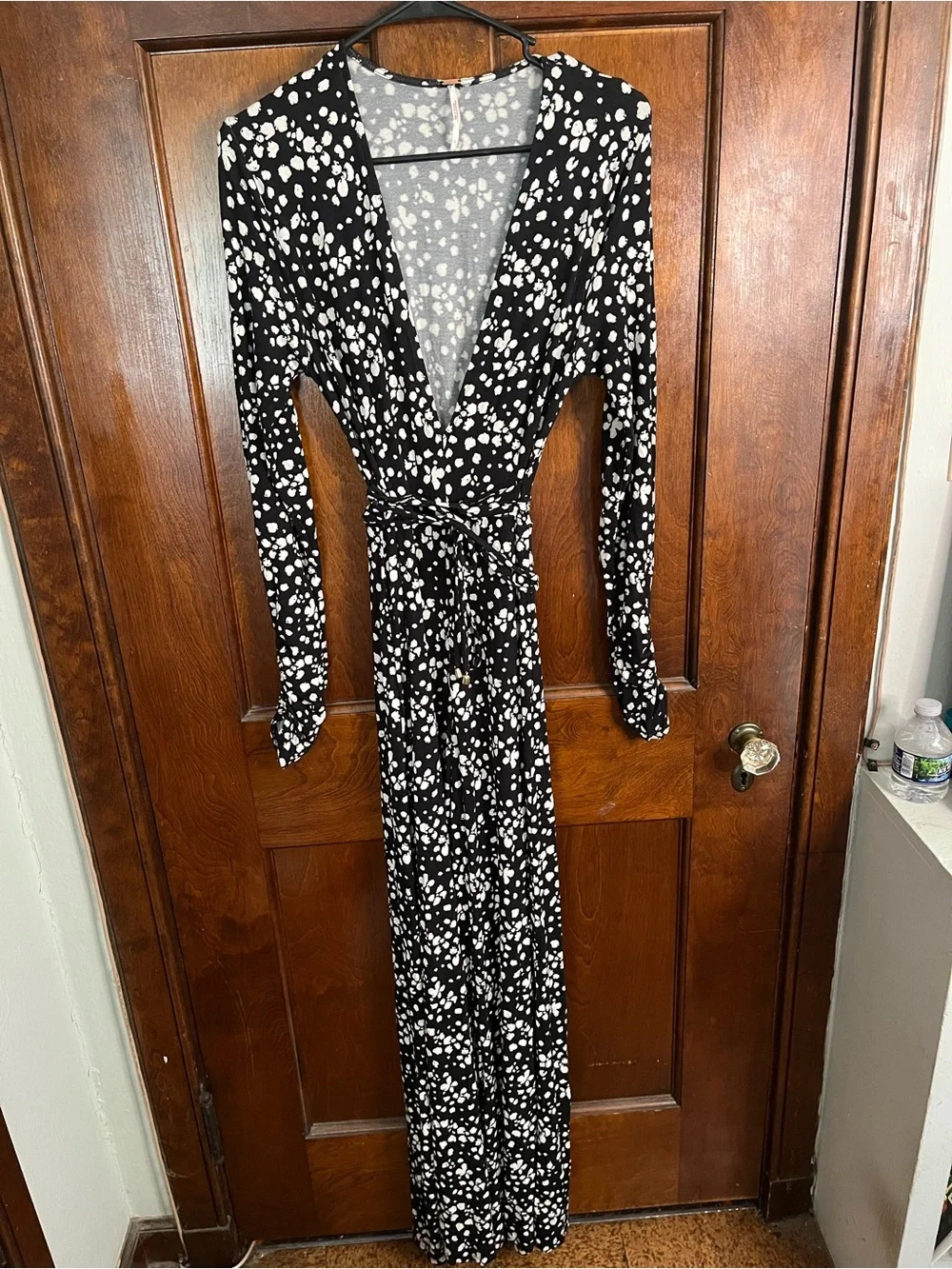 Free People Effortless Printed Wide Leg Jumpsuit Size 4